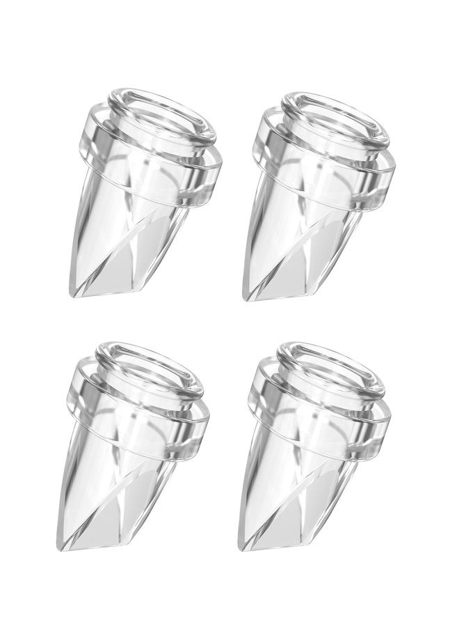 Coolle Breast Pump Parts Duckbill Valve Replacement Accessories Portable Compatible with MOMMED Mumgaroo MISSAA Bioby S18 S21 S23 Lansinoh NCVI Nuliie NICEGR Life S32 Eufy e10, 4 Pcs - Image 1