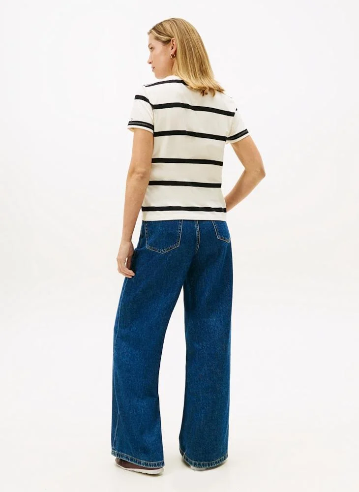 TOMMY HILFIGER Striped Crew Neck T-Shirt