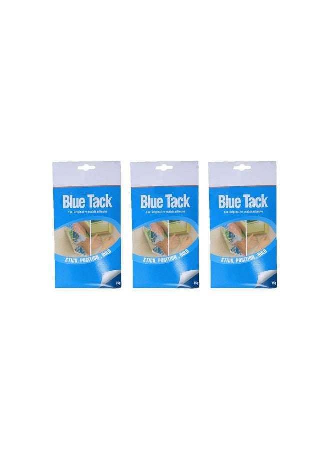 53 Arts 53ARTS lue Tack, resuable adhesive gum, reusable adhesive putty, blue tack for sticking, blue tack for wall, blue tack clay (pack of 3). - Image 1
