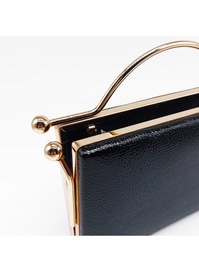 RODE Elegant Black Handbag for Women – Classic Bag with Detachable Strap – Perfect for Daily Use & Evening Events - Image 3