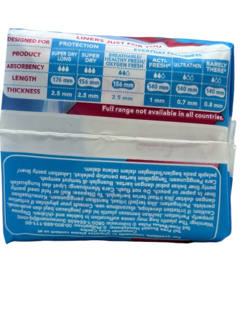 Carefree CAREFREE LINERS 20s BREATHABLE 2pcs  - Image 3