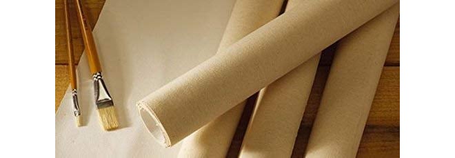 Camlin Camel Professional Cotton Canvas Rolls 36" X 5 MTR (Medium Grain) - Image 1