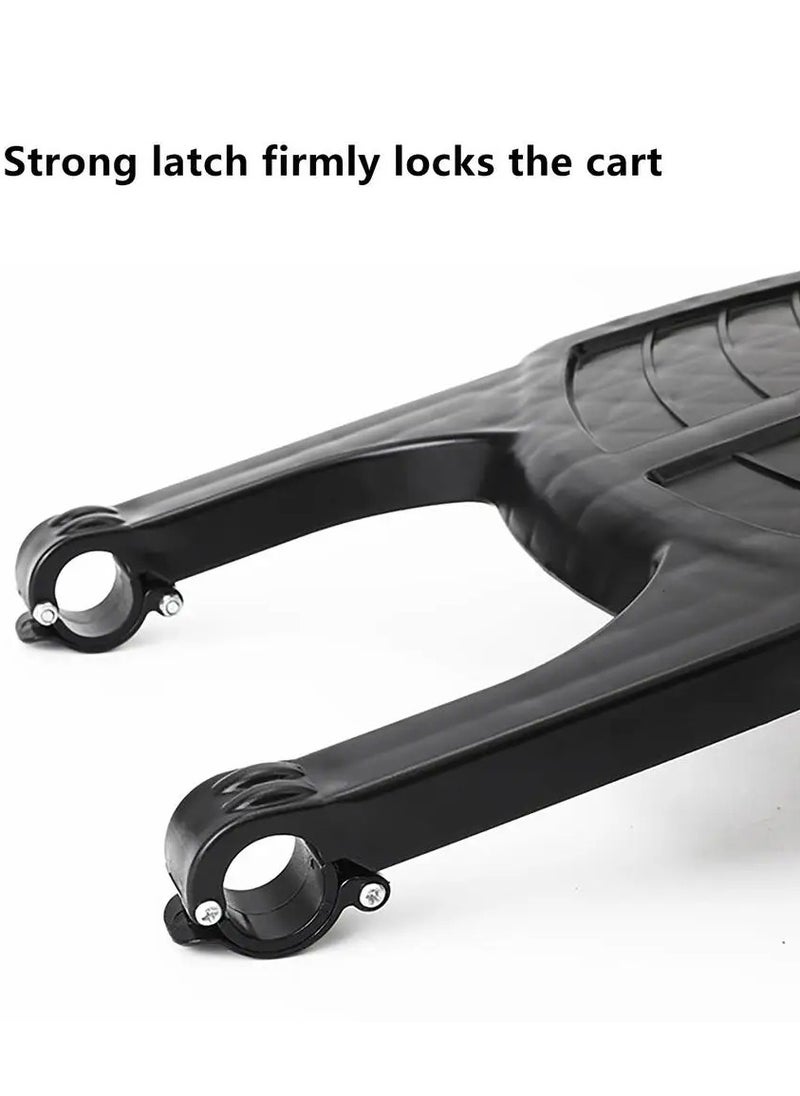 unikbebe - Stroller Board With Seat, Fits on Pushchair, Pram, Stroller Accessory, Glider Ride-on Foot Pedal for Older Kid， Universal, Compact-Fold, Wheel with Shock Absorption, Detachable, Compatible Up to 2Y - Image 1
