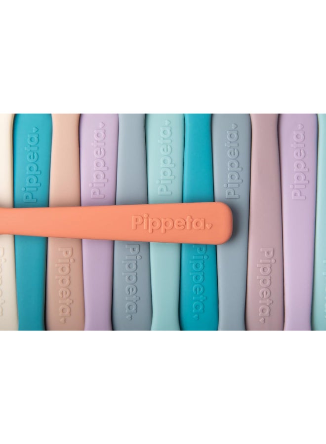 Pippeta The Pippeta Silicone Baby Bib is designed to make mealtime cleaner and more convenient for both parents and babies. Made from premium food-grade silicone, it is soft, safe, and completely BPA-free. Its waterproof design helps protect clothing from spills, while the built-in food catcher pocket keeps mess to a minimum. The adjustable neck strap ensures a comfortable fit as your baby grows. Easy to clean, roll, and carry, it is perfect for both home use and travel. A practical everyday essential that combines functionality, durability, and smart design in one feeding solution. - Image 5