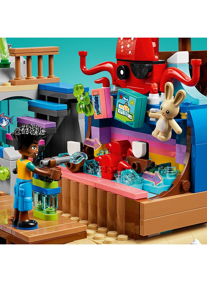 LEGO Friends Beach Amusement Park 41737 Building Toy Set; A Technical Building Project For Ages 12+; With Spinning Merry-Go-Round, Wave Machine And Shooting Gallery Game; Includes 4 Characters (1,348 Pieces)