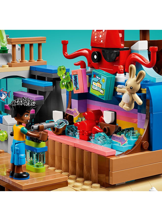 LEGO - Friends Beach Amusement Park 41737 Building Toy Set; A Technical Building Project For Ages 12+; With Spinning Merry-Go-Round, Wave Machine And Shooting Gallery Game; Includes 4 Characters (1,348 Pieces) - Image 1