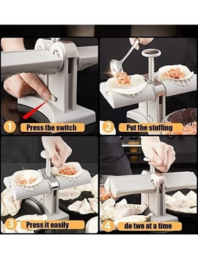 Generic Automatic Dumpling Maker Hand Press Dumpling Machine Mold Diy Kitchen Baking Tools  - Image 4