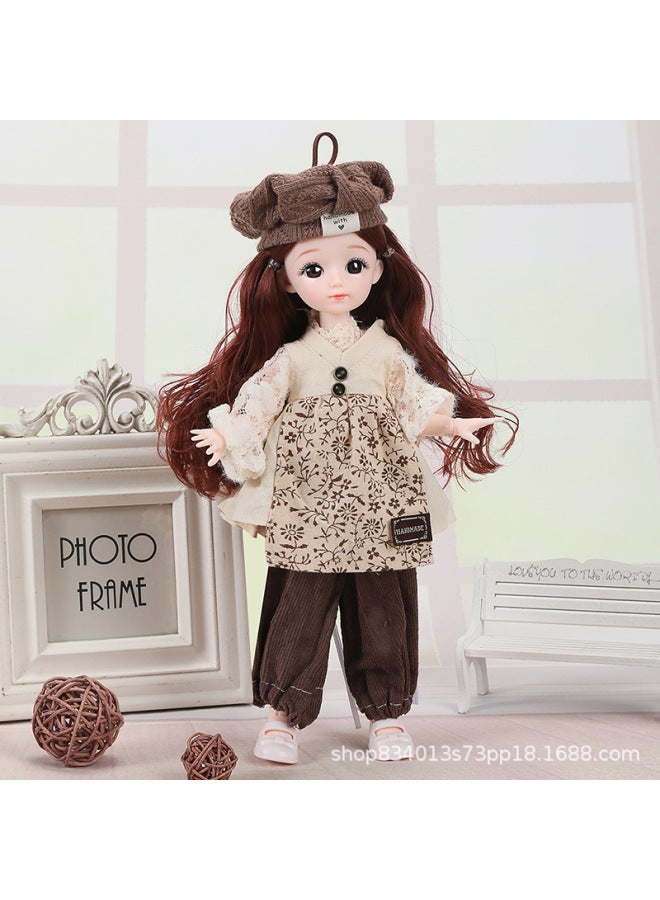 High-looking 30cm Yi Tian Barbie Doll Little Princess Suit 20 Joint BJD Girl Birthday Gift Toy-Color:Meiyun-Height:Real Eye Version + Full Joint Movable ]  - Image 1