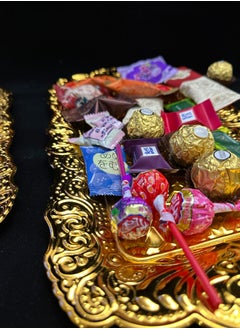 Generic Medium Plate with Perfect Design Serving dish plate with a conical base for sweets, nuts and dates  - Image 2
