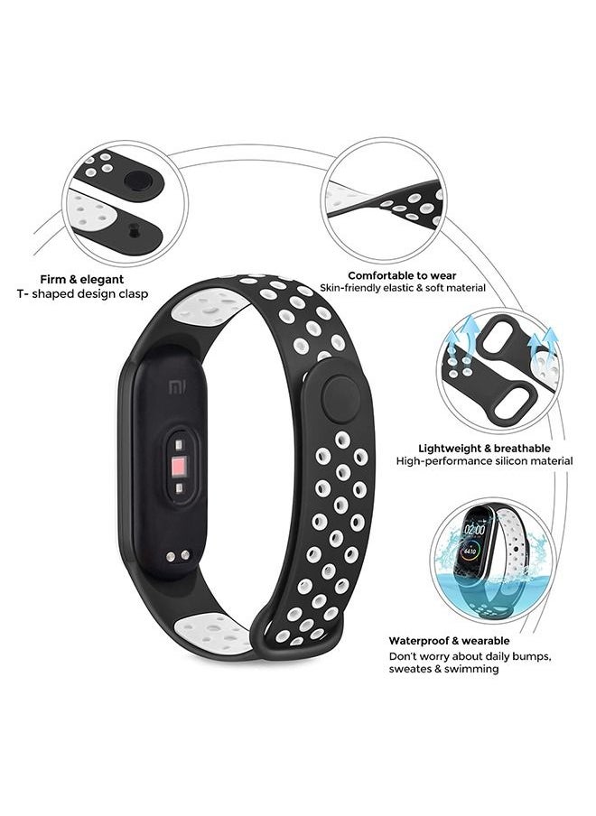 O Ozone - Silicone Strap For Xiaomi Band 7/ 6 /5 (Pack of 5) - Image 1
