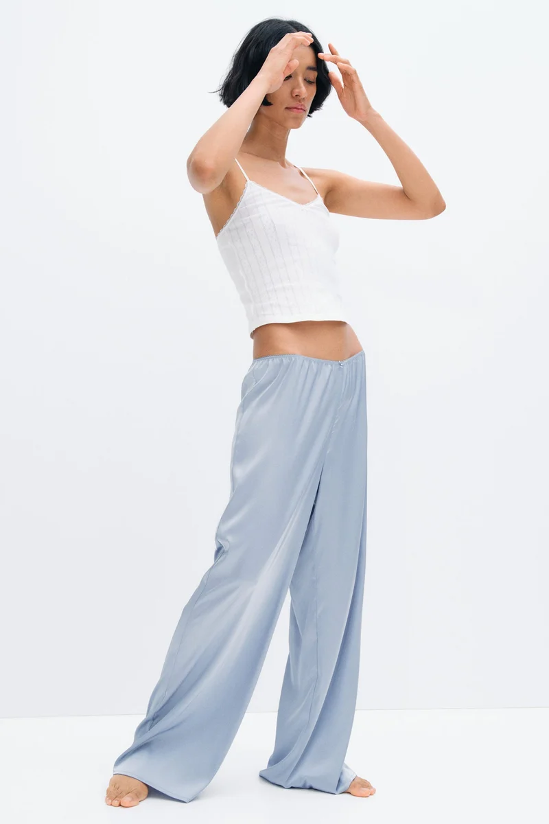 H&M Satin pyjama bottoms