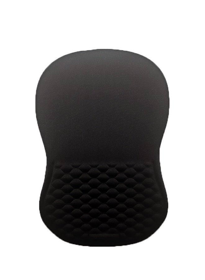 Loquat Foam ergonomic wrist rest mouse pad with 3D massage, non-slip, extra large wrist cushion - Image 1