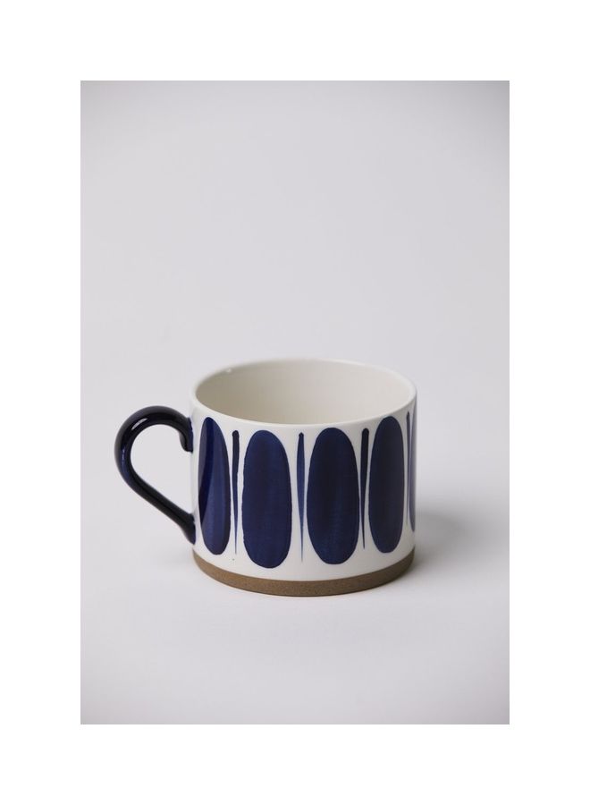 بريكلي بير مج قهوة لارسون من السيراميك كحلي 450ملليلتر - Image 1