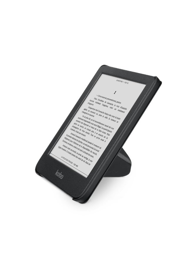 Kobo غطاء نوم/استيقاظ لكوبو كلارا ملون/أبيض | أسود | تقنية النوم/الاستيقاظ | قاعدة مدمجة بزاويتين | جلد نباتي | متوافق مع قارئ الكتب الإلكترونية كوبو كلارا ملون/أبيض 6 إنش - Image 2