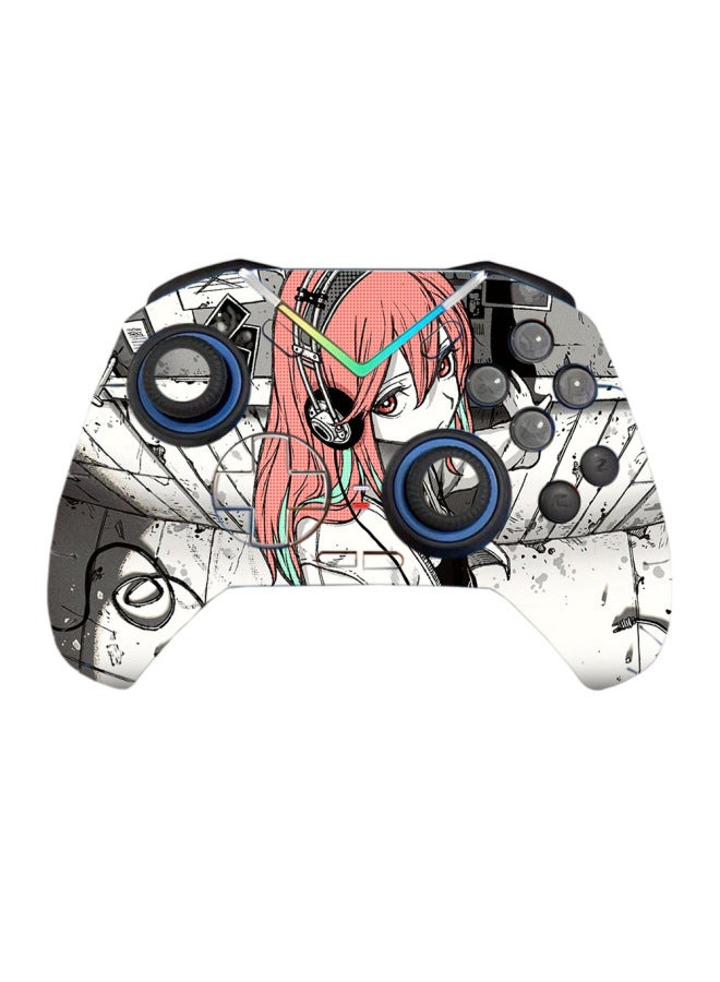 general Suitable For Feizhi Black Samurai 3 Handle Sticker Black Samurai 3PRO Handle Cartoon Sticker Cute Anime Available For Hair-Color:Grey HWS3PRO-1001 - Image 2