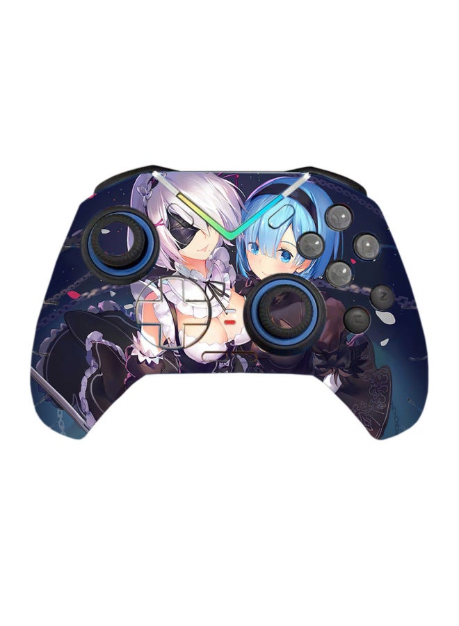 general Suitable For Feizhi Black Samurai 3 Handle Sticker Black Samurai 3PRO Handle Cartoon Sticker Cute Anime Available For Hair-Color:Grey HWS3PRO-1001 - Image 4