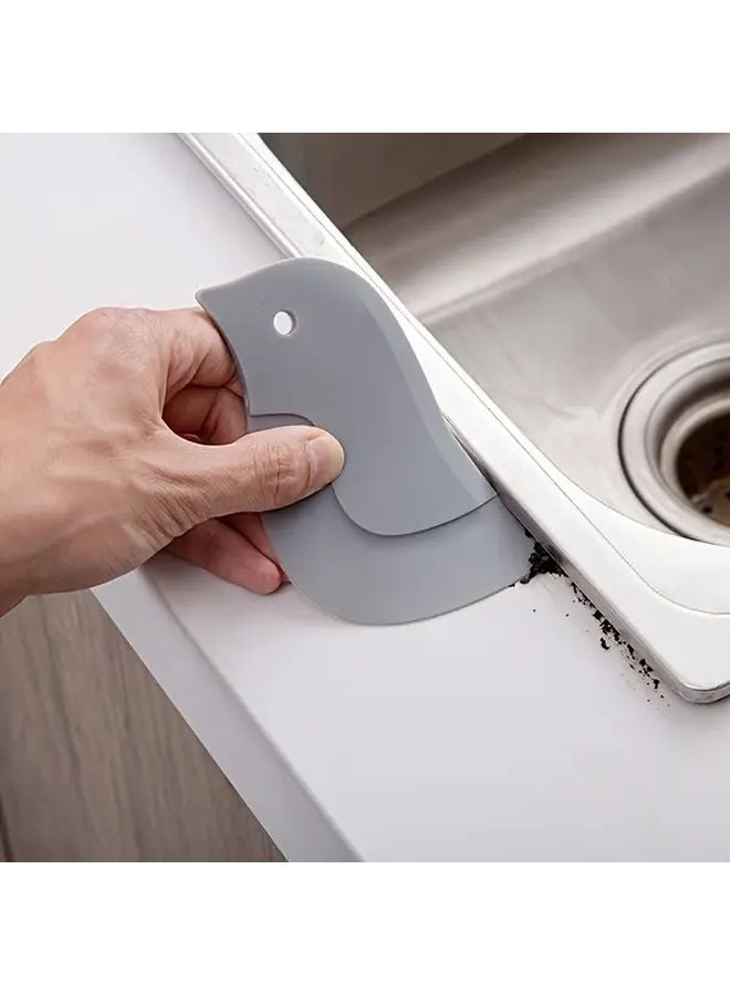 Gray Penguin Silicone Scraper Multi Functional Kitchen Cleaning Tool For Grease - Image 2