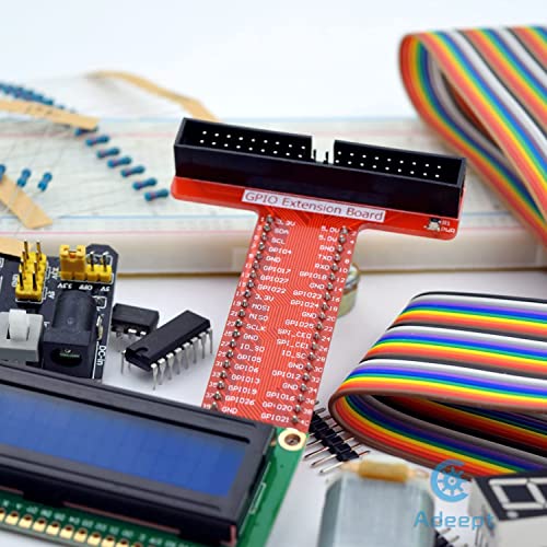 Adeept مجموعة البداية Adeept المتوافقة مع Raspberry Pi 4 3، 2 نموذج B B+ LCD1602 محرك سيرفو C وكود بايثون، مجموعة بداية للمبتدئين مع دليل المستخدم. - Image 5