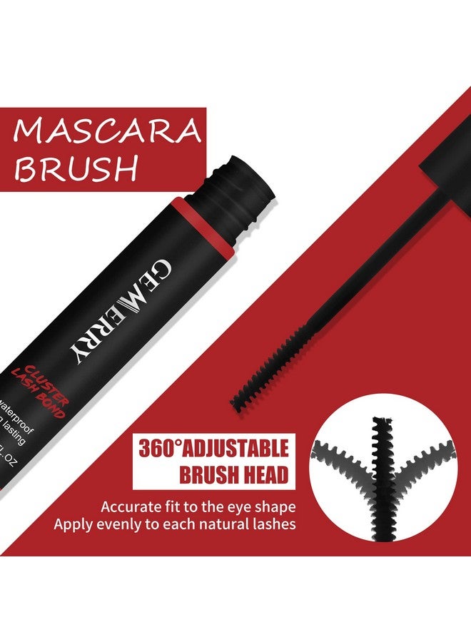 جيمري غراء رموش Lash Bond طويل الأمد، غراء رموش أسود قوي للغاية للعيون الحساسة، غراء رموش فردي مقاوم للماء لمجموعات الرموش - Image 3