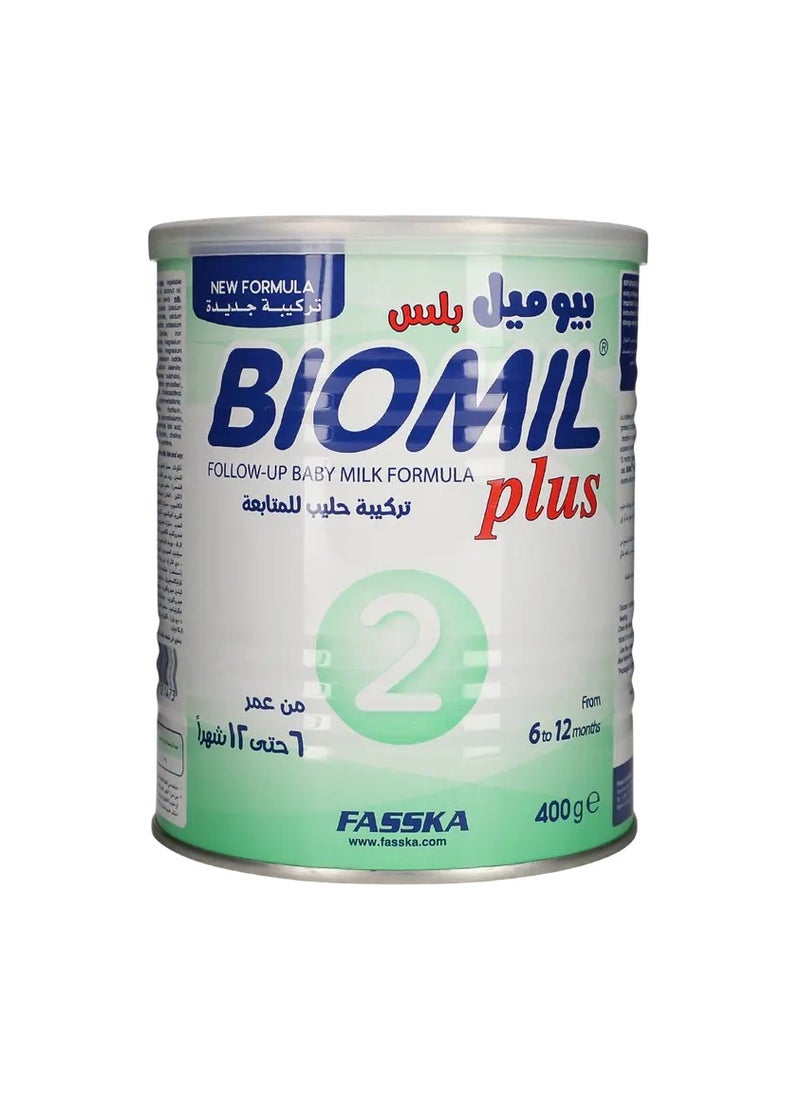 بيوميل حليب بيوميل المرحلة 2  الوزن الصافي 400 جم للاطفال من 6 اشهرحتي 12 شهر  - Image 1