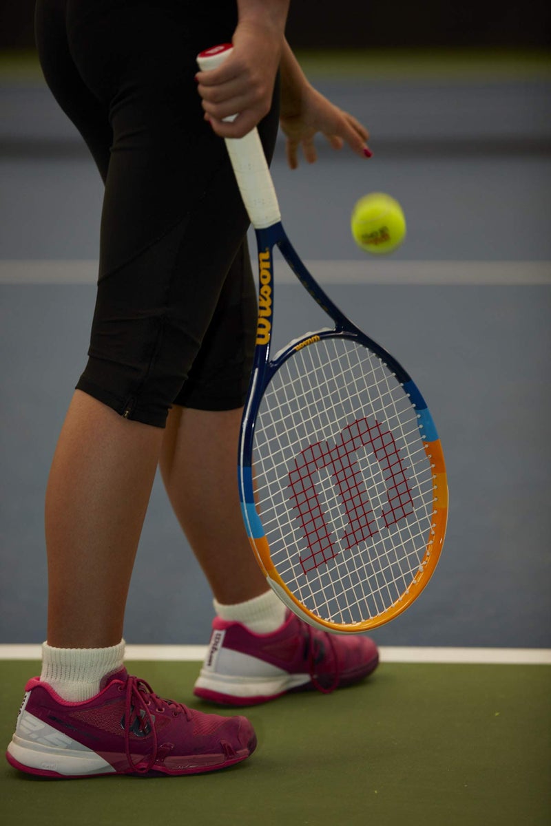 Wilson Profile 25 Junior/Youth Recreational Tennis Racket, Navy/Orange - Image 4