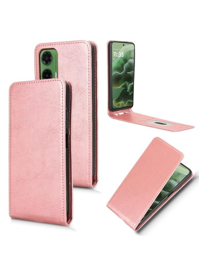 S-TOP Case For Motorola Moto G35 5G Magnetic Vertical Flip Leather Phone Case - Image 1