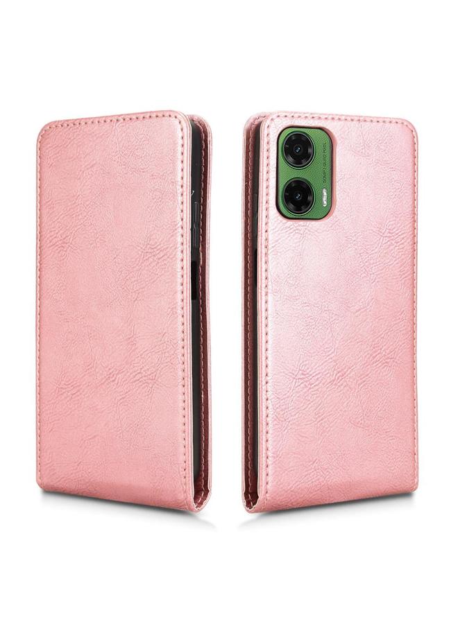 S-TOP Case For Motorola Moto G35 5G Magnetic Vertical Flip Leather Phone Case - Image 2