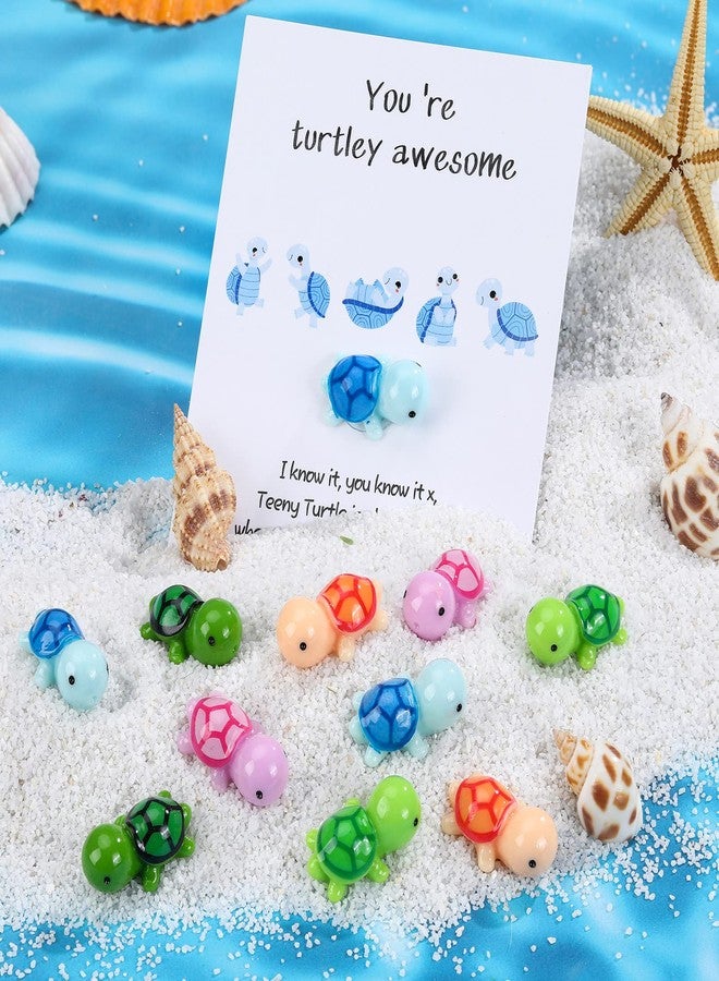 TaoBary 100 Sets Employee Inspirational Gift Bulk for Coworkers Staff Teacher Appreciation Gifts Bulk Classic You Turtley Awesome Animal Pun Thank You Gift Sets for Office Staff Volunteer - Image 5