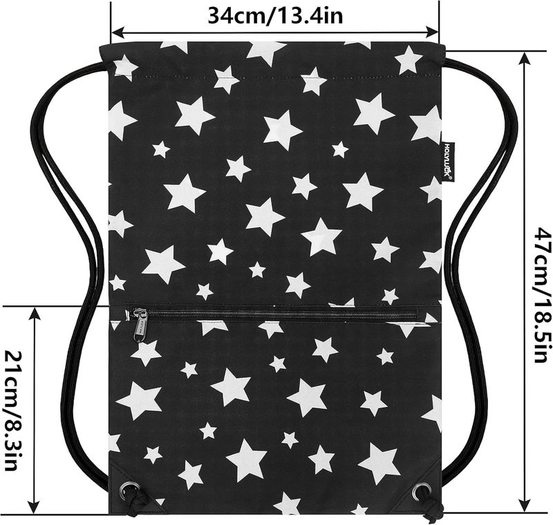 HOLYLUCK Drawstring Backpack Bag Sport Gym Sackpack - Image 2
