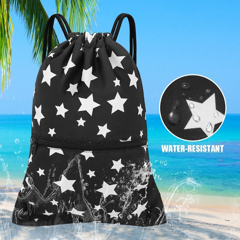 HOLYLUCK Drawstring Backpack Bag Sport Gym Sackpack - Image 3