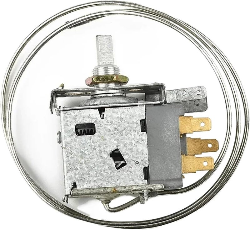 AC220V-250V Axis Refrigerator Thermostat WDF20 Model 50/60Hz Refrigerator Thermostat with Metal Wire Electrical Socket Parts - Image 1