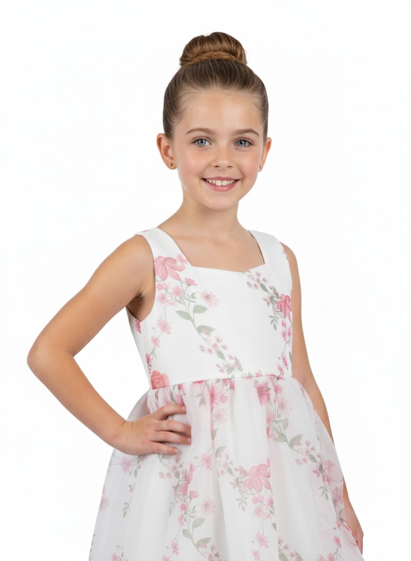 D'Daniela Floral Organza Dress - Image 2