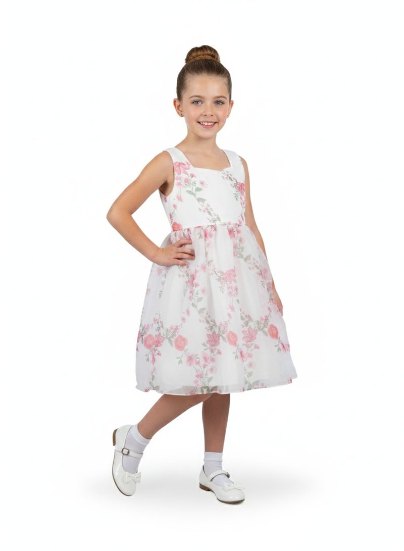 D'Daniela Floral Organza Dress - Image 1