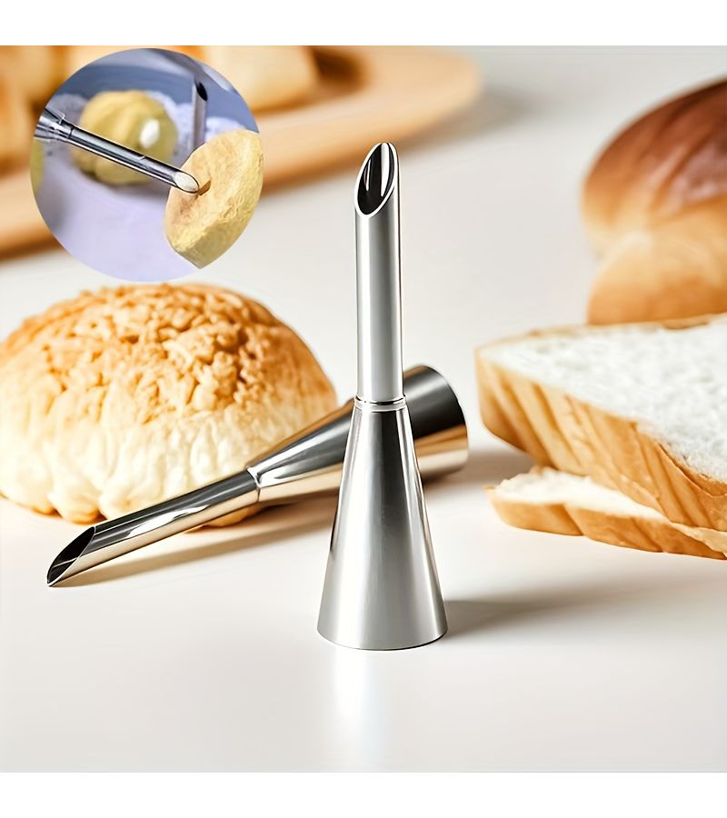 2pcs Stainless Steel Pastry Nozzle Set for Cupcake Cake Decorating Kitchen Baking Supplies - Image 2