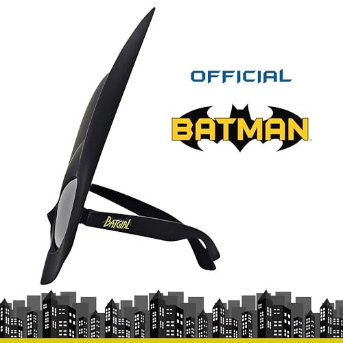 Sun-Staches Official Batgirl Sunglasses | DC Comics Mask Costume Accessory Eyewear UV 400 | One Size Fits Most - Image 4