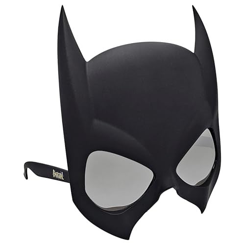 Sun-Staches Official Batgirl Sunglasses | DC Comics Mask Costume Accessory Eyewear UV 400 | One Size Fits Most - Image 1