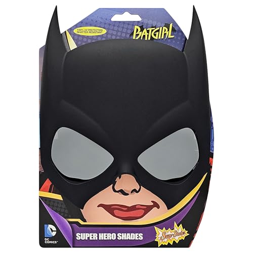 Sun-Staches Official Batgirl Sunglasses | DC Comics Mask Costume Accessory Eyewear UV 400 | One Size Fits Most - Image 5