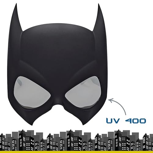 Sun-Staches Official Batgirl Sunglasses | DC Comics Mask Costume Accessory Eyewear UV 400 | One Size Fits Most - Image 2