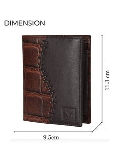 AL FASCINO AL FASCINO Wallets for Men Leather Original Purses for Men RFID Wallet for Men Leather Wallet for Men Money Purse for Men Wallet Mens Wallet Men Wallet Gents Wallets Card Holder for Men Gents Wallets  - Image 3