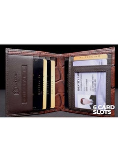 AL FASCINO AL FASCINO Wallets for Men Leather Original Purses for Men RFID Wallet for Men Leather Wallet for Men Money Purse for Men Wallet Mens Wallet Men Wallet Gents Wallets Card Holder for Men Gents Wallets  - Image 5