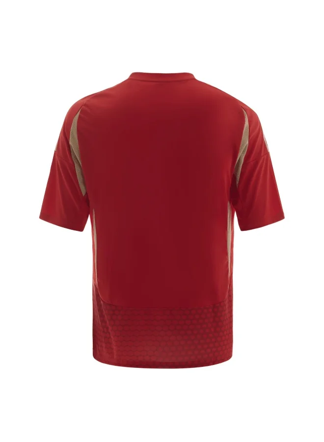 Adidas Al Ahly Home Jersey Youth Red Football Jerseys For Kids Unisex 128