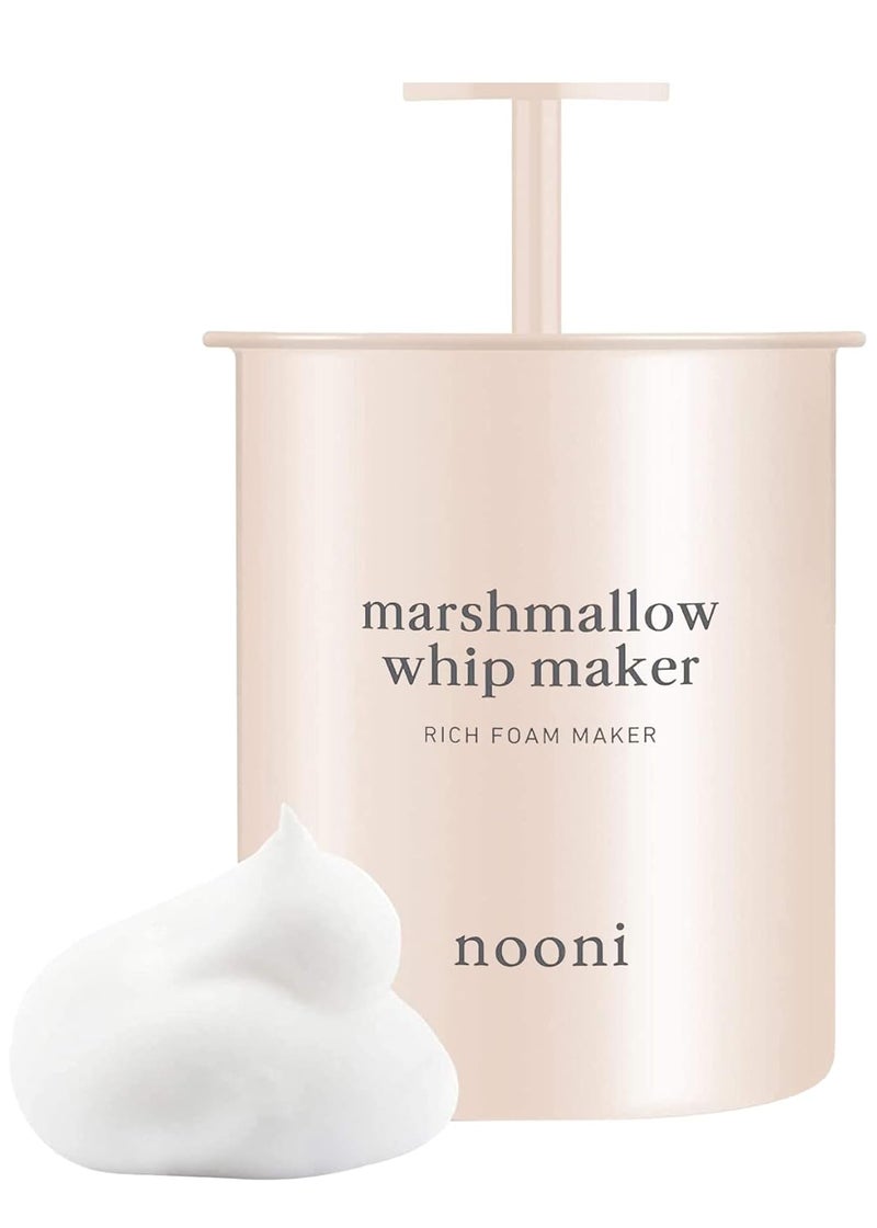 NOONI 2-in-2 Much Needed Facial Cleansing Single - Marshmallow Whip Maker | Gentle Deep Cleanser For Skincare, Rich Foam Maker For Face Wash, Gift, Remove Impurities, for All Skin Types