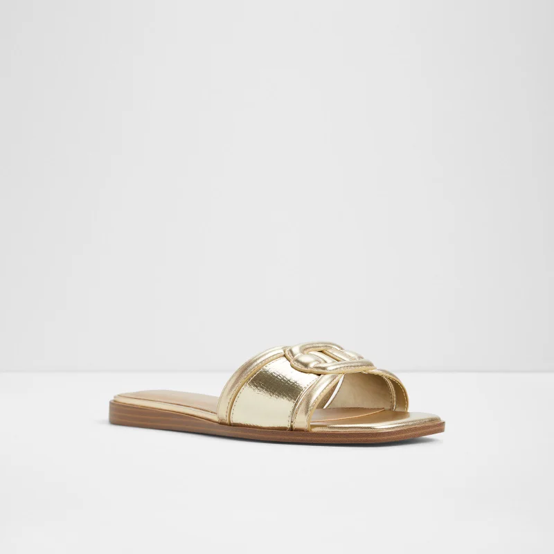 Aldo  LIAUDIN Textured Flat Sandals for Women | Best Price UAE