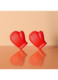 Jourvent 2-Piece Food Sealing Clips Bag Clips Keeping Clamp Sealer Red  - Image 3