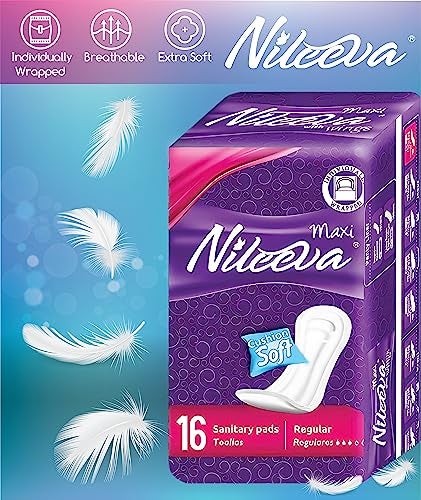 Nileeva Care Maxi Sanitary Napkins with Wings Ultra Soft Super Absorbency Individually Wrapped Super Value Bulk Pack 16 PadsPack X 36 Packs 576 Pads - Image 5