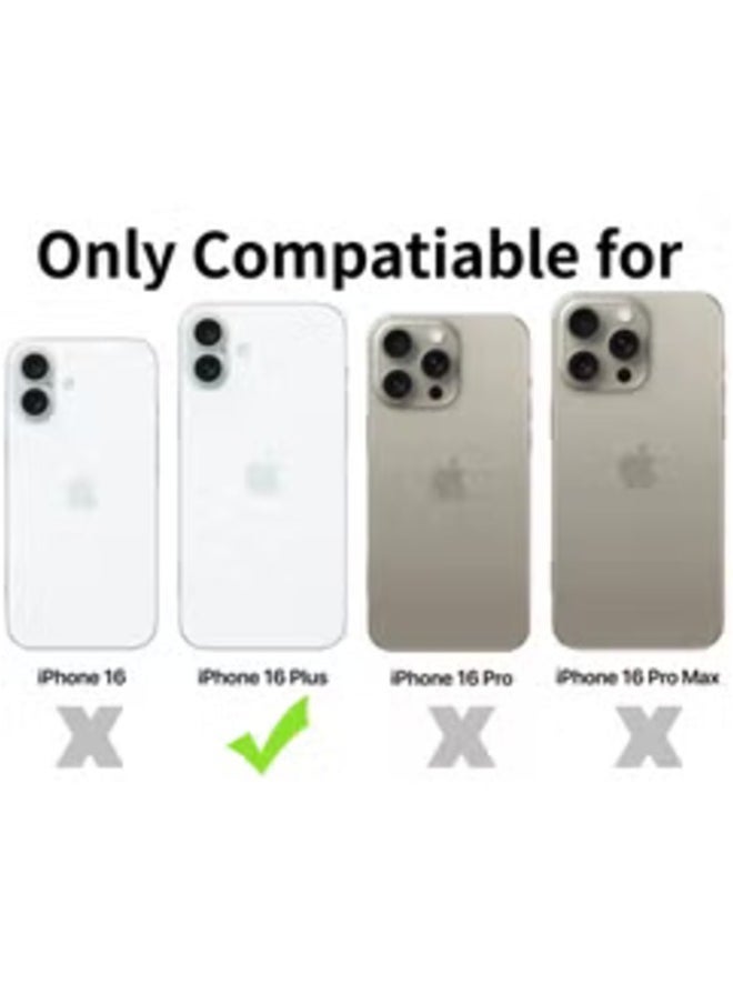Raxoom iPhone 16 Plus 6.7 inch Ultra Slim Magnetic Case – Clear, Shockproof, Wireless Charging Compatible, Anti-Scratch Cover - Image 2
