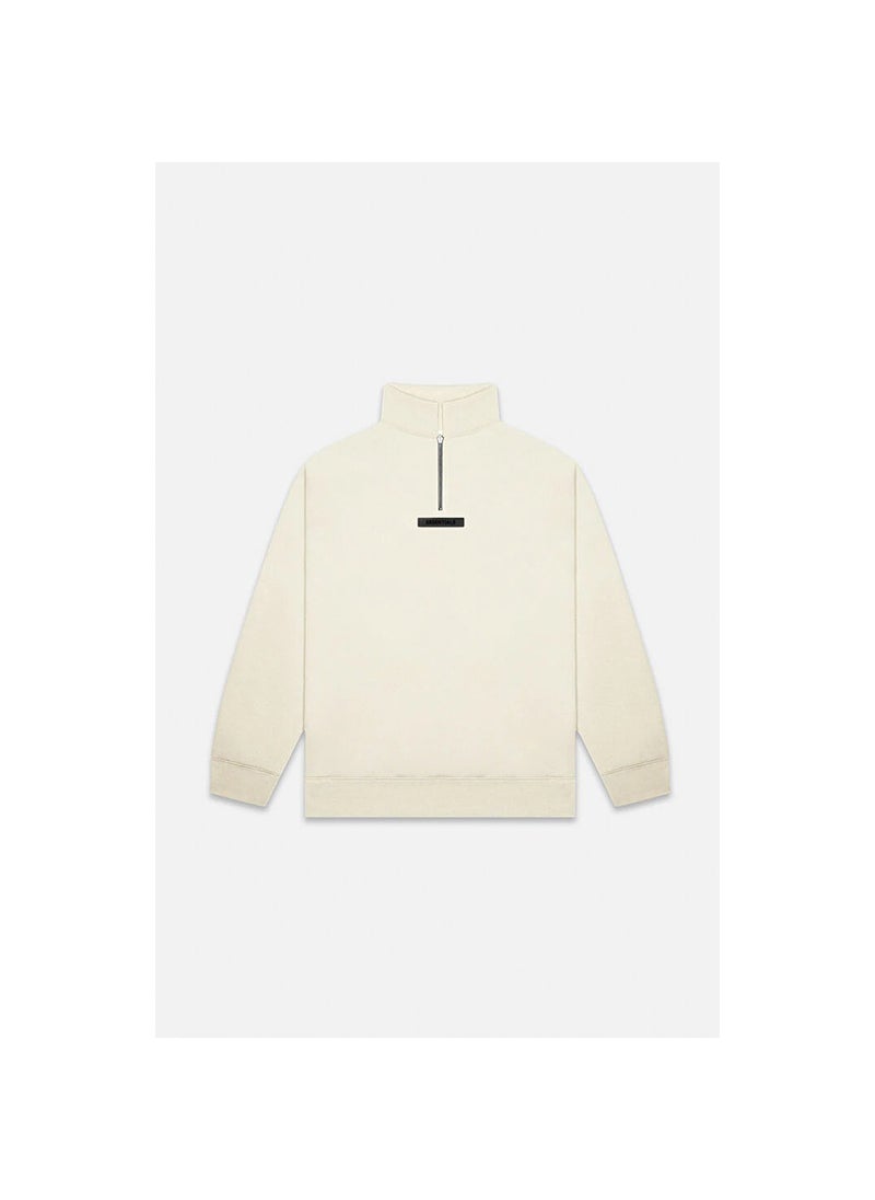 Generic - 2021 SS Half-Zip Fleece Hoodie FOG Essentials Streetwear Moss - Image 1