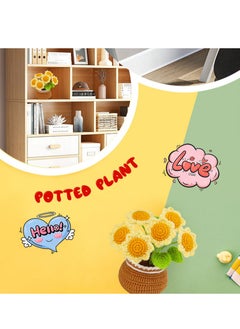 Arabest DIY Cartoon Dolls, Material Package Sets, Hand Crochet, Material Packages, Sunflowers  - Image 3
