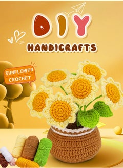 Arabest DIY Cartoon Dolls, Material Package Sets, Hand Crochet, Material Packages, Sunflowers  - Image 2