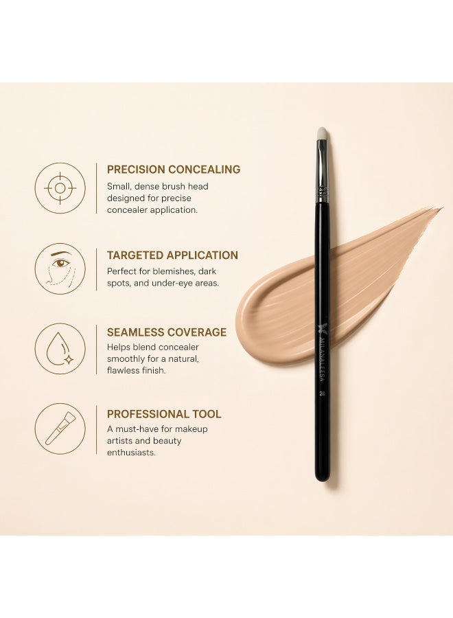 Spot Concealer Brush – Precision Concealer Brush for Blemishes & Acne – Small Detail Makeup Brush for Targeted Coverage, Under Eye & Dark Spots – Seamless Blending, Natural Finish – Milana Leesa - Image 3